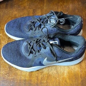Nike Blue and Black Athletic Running Shoes